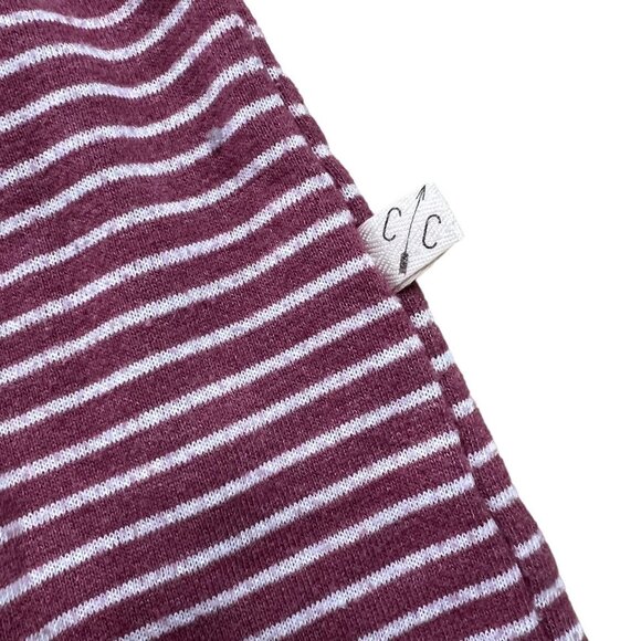 Childhoods 6-12m Sangria Striped Gusset Pants - Picture 4 of 7